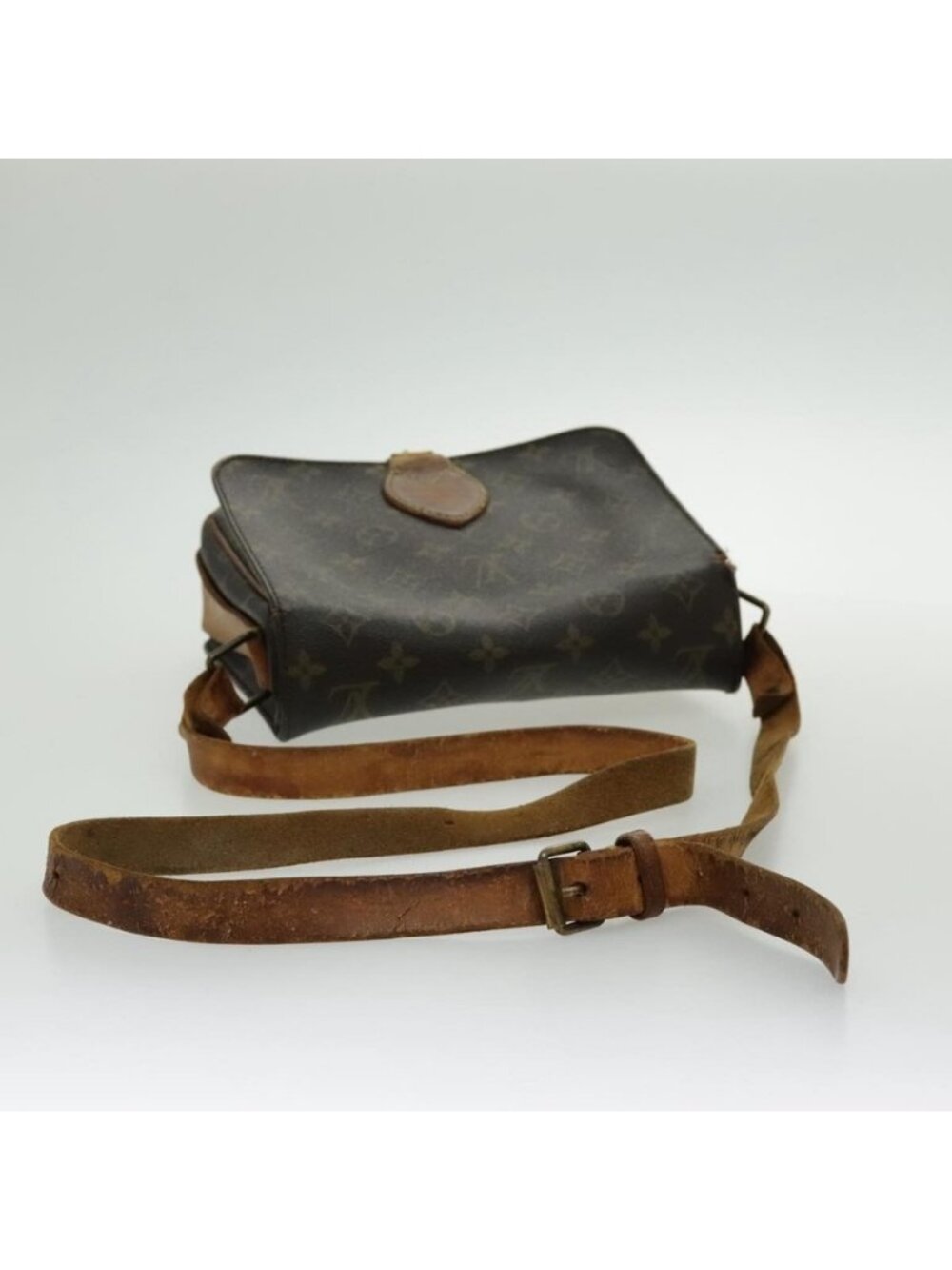 Authentic LOUIS VUITTON Monogram Cartouchiere MM Shoulder Bag M51253 LV - Picture 16 of 16